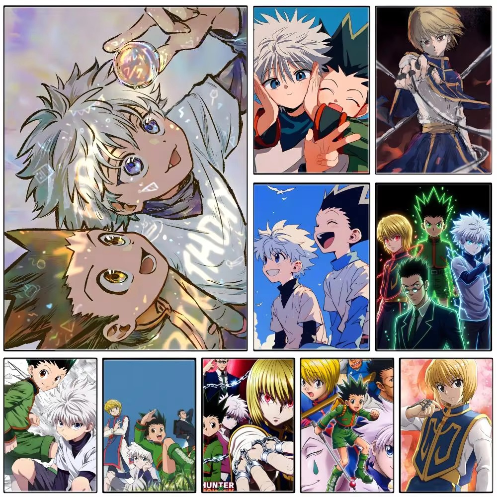 Photo Mosaic Print - ダイヤモンドペインティングアニメーション H-ハンター×ハンター フルラウンド/スクエアダイヤモンド モザイク手作りアート 絶妙なクリエイティブギフト ホームデコレーション