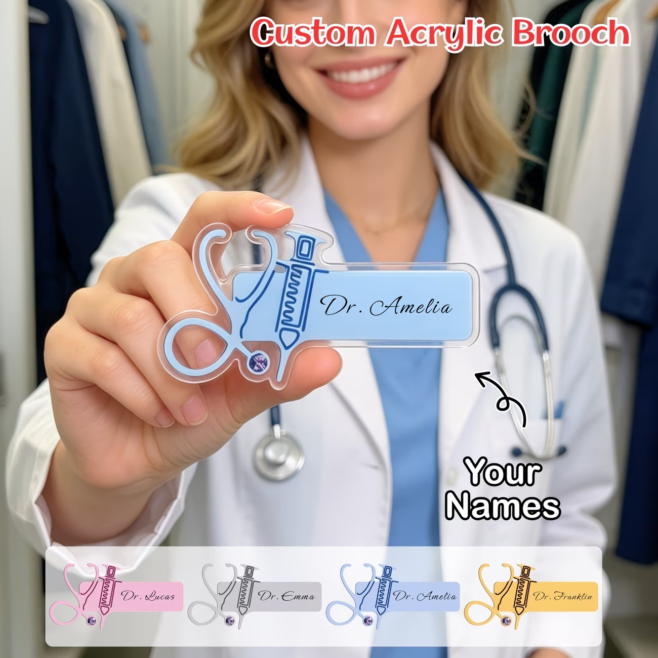 Personalized Name Box - カスタマイズされた名前キーホルダーパーソナライズされたアクリルキーチェーンバックパックおむつバッグランチボックス名ラベルアクセサリージュエリーギフト