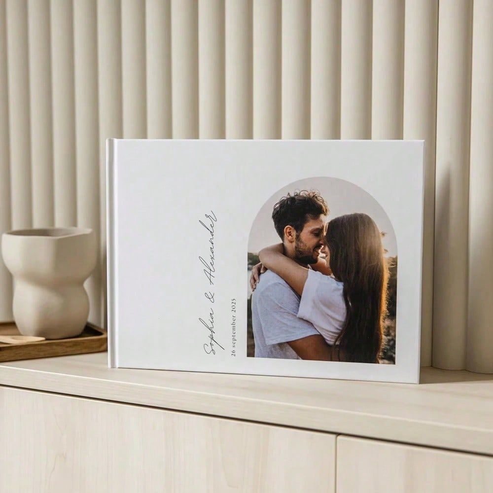 38ページの写真付きカスタムウェディングゲストブック、パーソ - Custom Photo Book のレビューと価格
