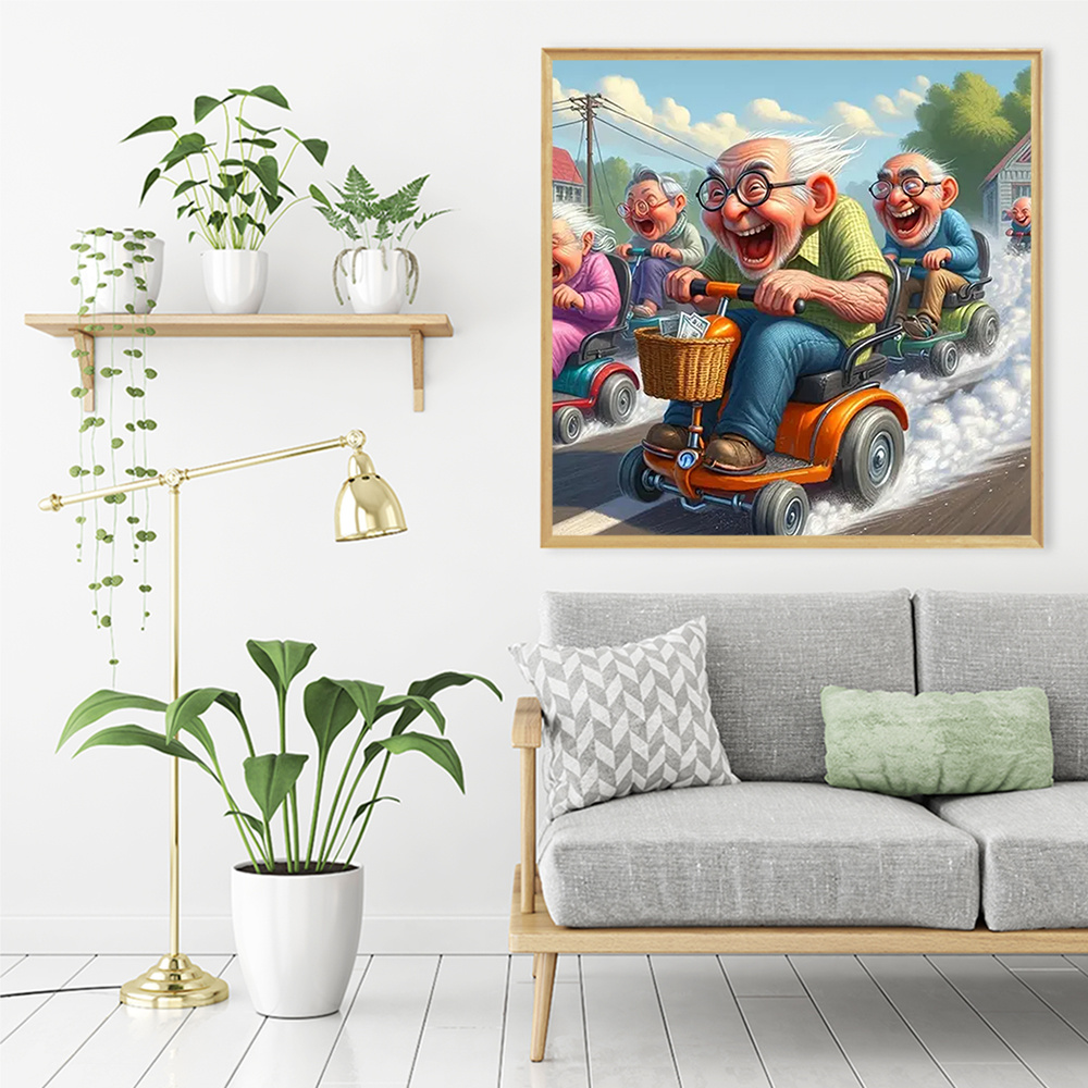 Momoart 5D DIY ダイヤモンドモザイク老人カップ - Photo Mosaic Print のレビューと価格