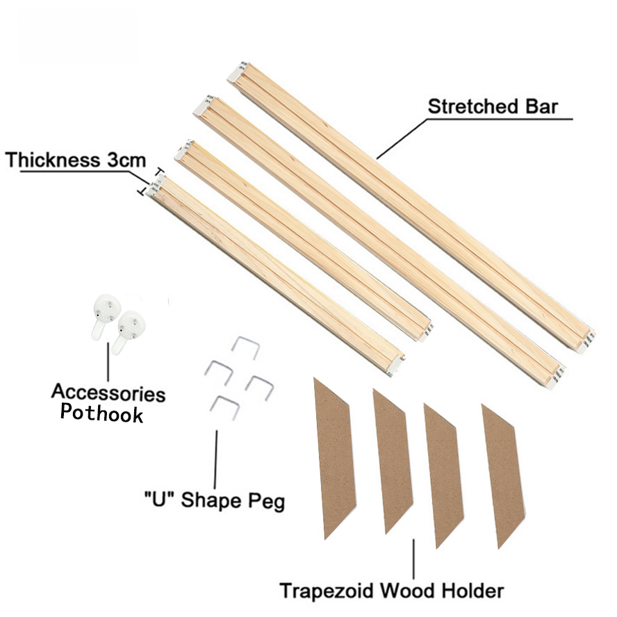 カスタム木製フォトフレーム70x140 100x150,壁の - Engraved Wood Frame のレビューと価格