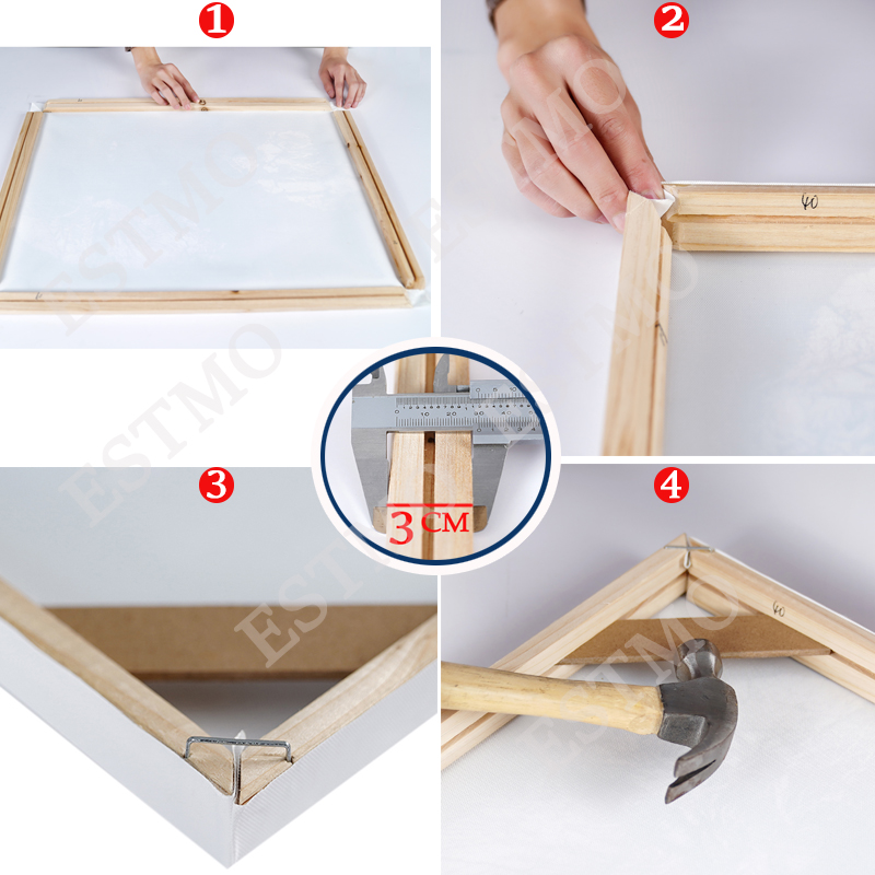 カスタム木製フォトフレーム70x140 100x150,壁の - Engraved Wood Frame のレビューと価格