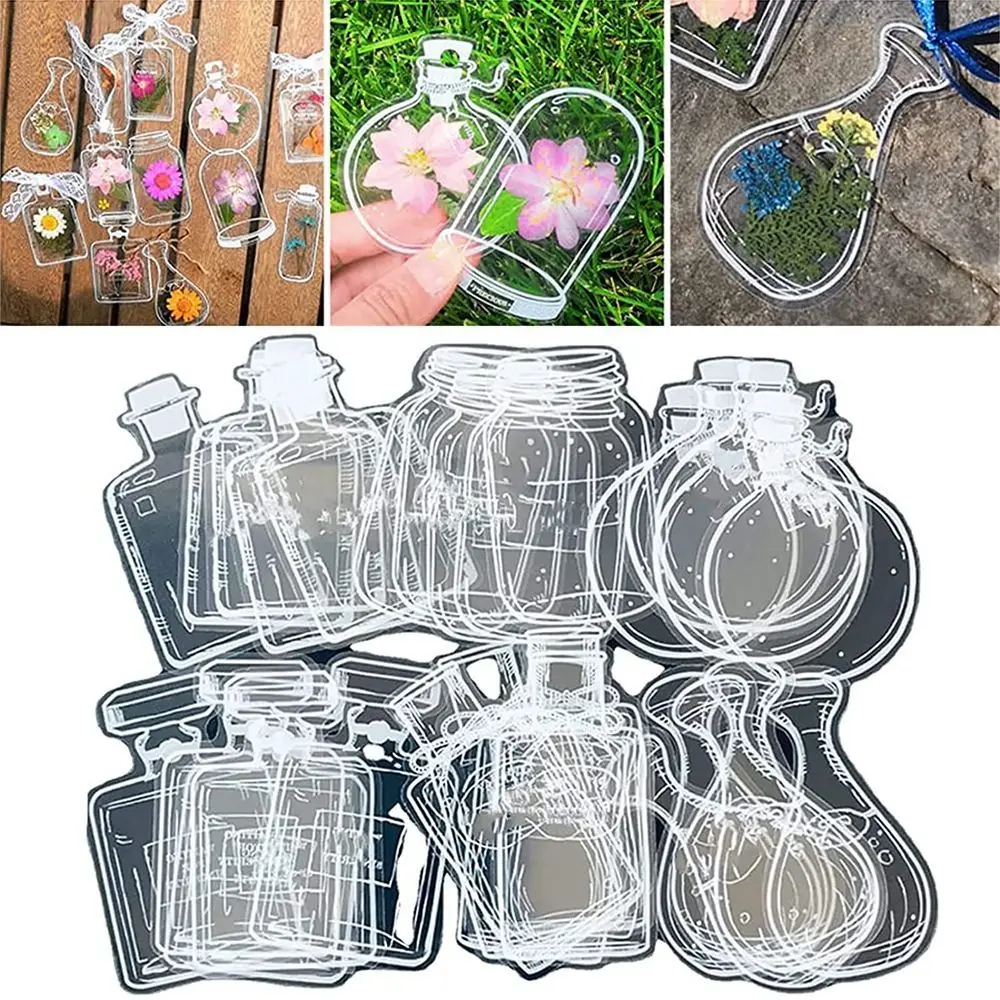 ウィッシングボトルパターン プレスフラワーブックマーク フラ - Dried Flower Bookmark のレビューと価格